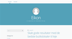 Desktop Screenshot of eikon.dk