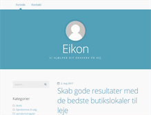 Tablet Screenshot of eikon.dk